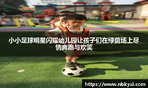 小小足球明星闪耀幼儿园让孩子们在绿茵场上尽情奔跑与欢笑